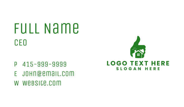 Approve House Realty Business Card Design Image Preview