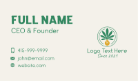 Marijuana Light Bulb Business Card Image Preview