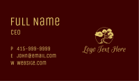 Golden Ancient Tree Business Card Image Preview