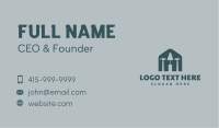 House Hammer Trowel Construction Business Card Design