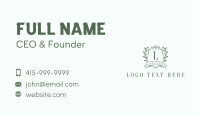 Elegant Crest Letter Business Card Image Preview