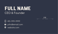 Professional Business  Wordmark Business Card Image Preview