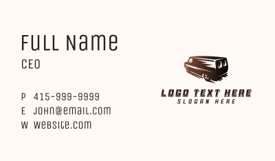 Auto Van Detailing Business Card Image Preview