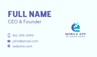 Pixel Tech Letter E Business Card Image Preview