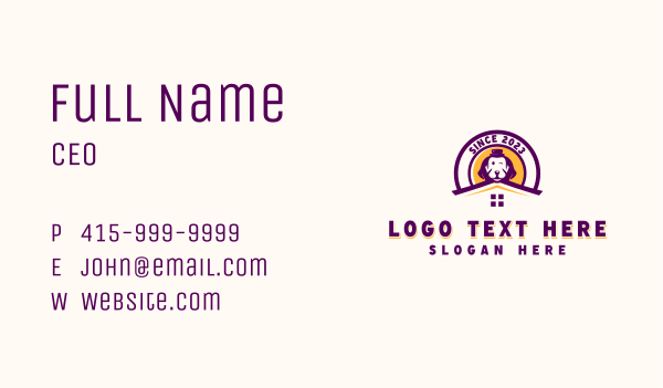 Pet Dog Grooming  Business Card Design Image Preview