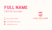 Donut Girl Pastry Business Card Image Preview