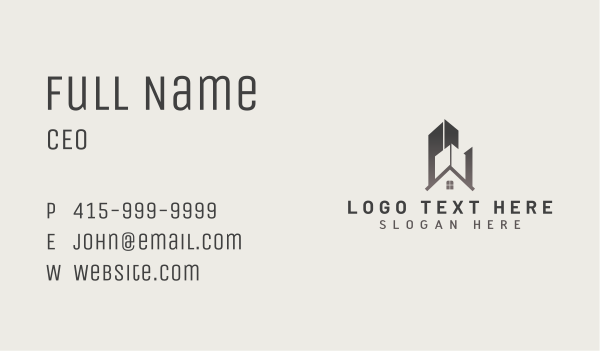House Building Realty Business Card Design Image Preview