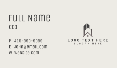 House Building Realty Business Card Image Preview