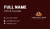 Sea Voyage Ship Business Card Image Preview