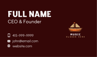 Sea Voyage Ship Business Card Image Preview