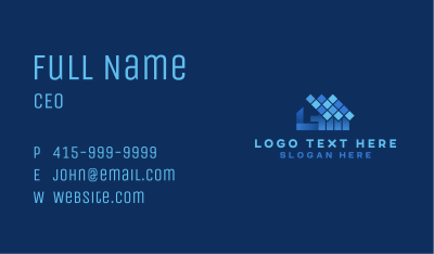 Roof Tiles House Business Card Image Preview