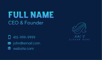 Creative Aquatic Wave Business Card Image Preview