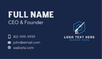 Hexagon Pressure Washing Business Card Image Preview