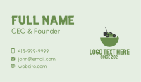 Garden Care Lawn Mower Business Card Image Preview