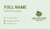 Garden Care Lawn Mower Business Card Image Preview