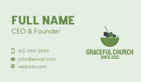 Garden Care Lawn Mower Business Card Image Preview