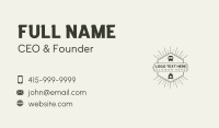 Van Campfire Adveture Business Card Image Preview