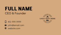 Outdoor Camping Adventure Business Card Preview