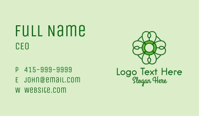 Irish Lucky Shamrock Business Card Image Preview