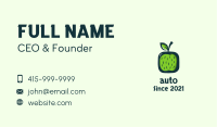 Green Apple Fruit Business Card Image Preview