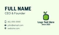 Green Apple Fruit Business Card Preview