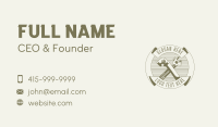 Pipe & Wrench Plumbing Business Card Design