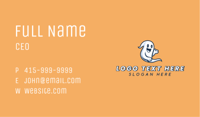 Halloween Ghost Spirit Business Card Image Preview