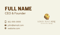 Gold Regal Lion Business Card Image Preview