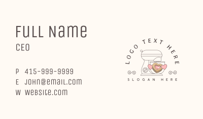 Cookie Tart Baking Business Card Image Preview