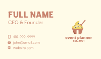 Cream Pastry Cupcake Business Card Image Preview