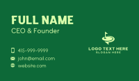 Golf Course Speech Bubble Business Card Preview