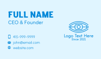 Tech Robotic Eye Camera Business Card Design