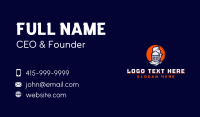 Knight Warrior Helmet Business Card Design