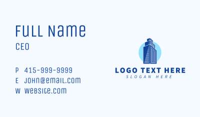 Building Structure Realty Business Card Image Preview