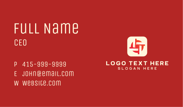 Generic Business Target Business Card Design Image Preview