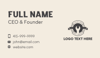 Wrench Banner Badge Business Card Image Preview