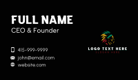 Jamaican Tribal Headdress Business Card Image Preview