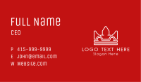 Royal Monarch Crown Business Card Image Preview