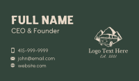 Camping Travel Van Business Card Preview