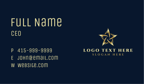 Star Media Entertainment Business Card Design Image Preview