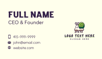 Snail Slimy Monster Business Card Preview