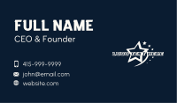 Galaxy Shooting Star Business Card Image Preview