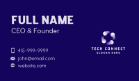 Finance Tech Circuit Business Card Image Preview