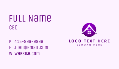 House Broker Letter A  Business Card Image Preview