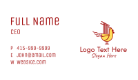 Chicken Noodle Restaurant Business Card Image Preview