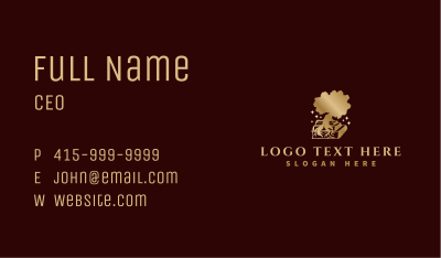Tree Root Book Business Card Image Preview