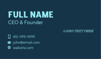 Business Outline Wordmark Business Card Image Preview