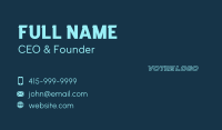 Business Outline Wordmark Business Card Image Preview