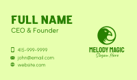 Green Eagle  Circle Business Card Image Preview