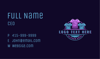 Shirt Clothing Apparel Business Card Image Preview